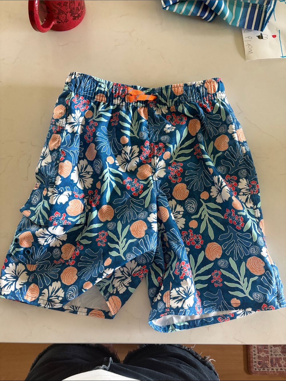 L.L. Bean swim trunks size 8